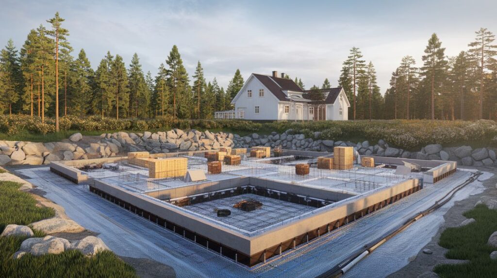 1. Vad kostar det att anlägga en grund för en villa