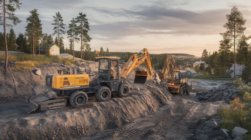 12. Hur väljer du rätt schaktmetod för mark med ojämn bärighet