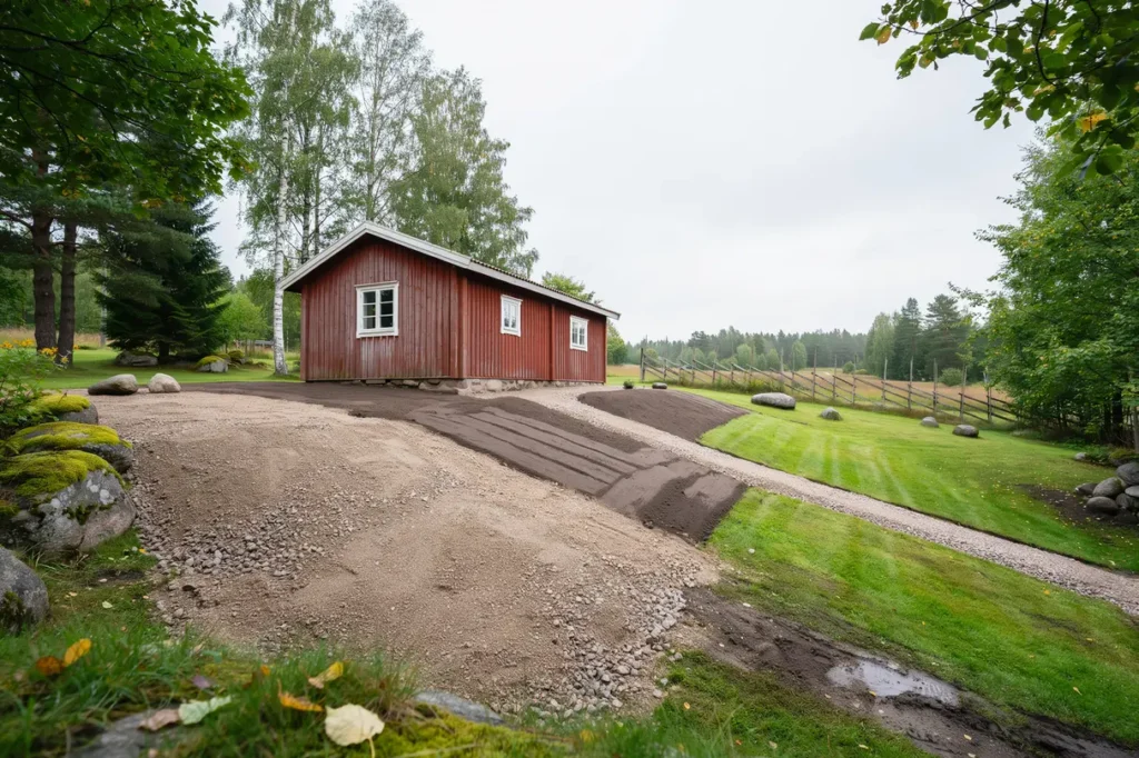 juli r b sta tiden att fixa sommarstugans tomt markarbete som f rebygger s ttningar och vattenproblem