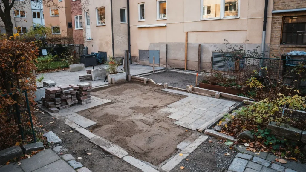 markf rberedelse f r k rlsk p med rivning av staket i haga g teborg